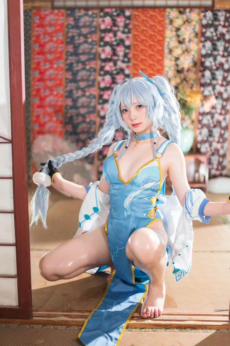 花铃《PA15-翠雀媚》主题写真：69张全套美图