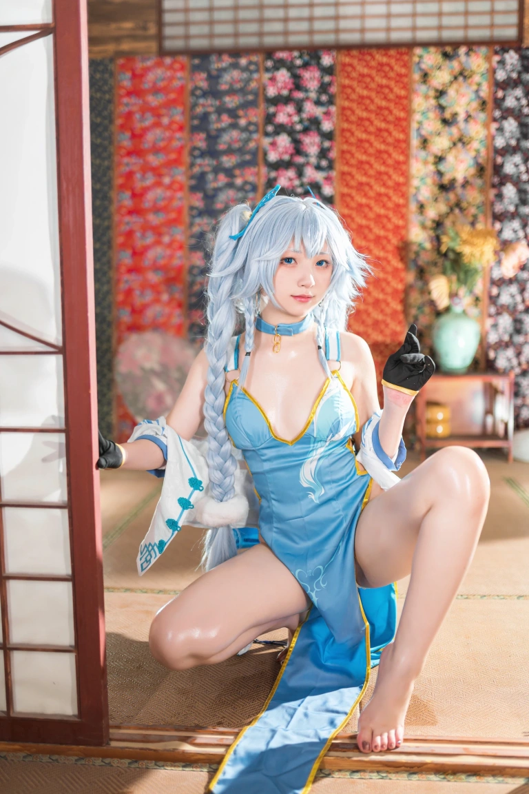 花铃《PA15-翠雀媚》主题写真：69张全套美图