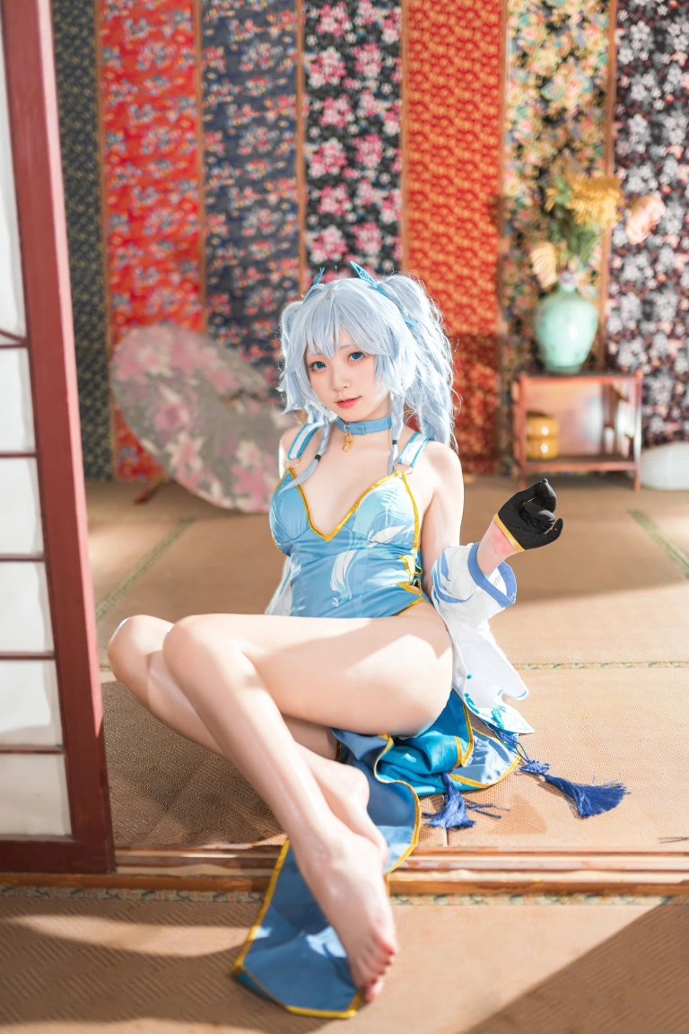 花铃《PA15-翠雀媚》主题写真：69张全套美图