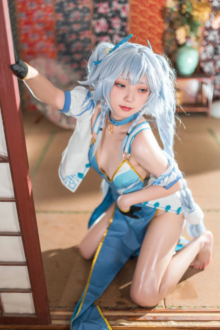 花铃《PA15-翠雀媚》主题写真：69张全套美图