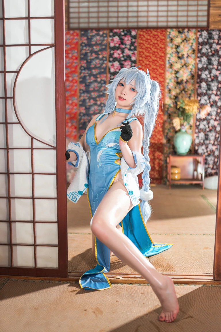 花铃《PA15-翠雀媚》主题写真：69张全套美图