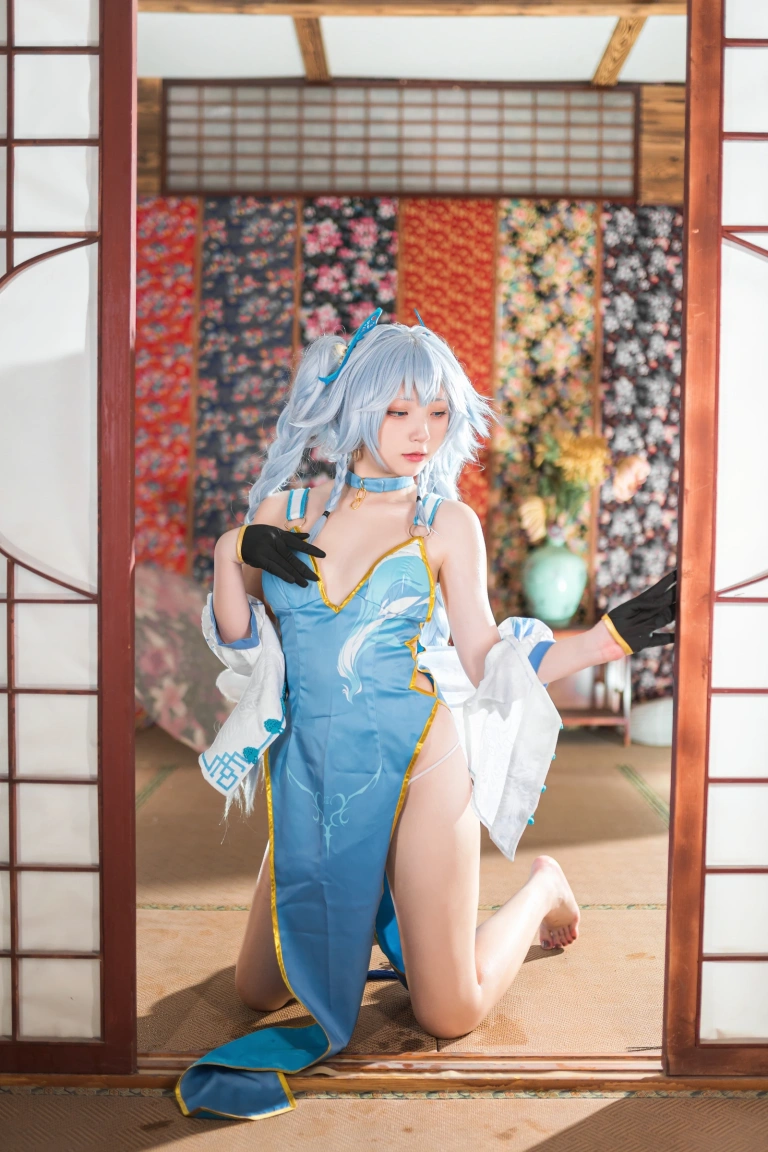 花铃《PA15-翠雀媚》主题写真：69张全套美图