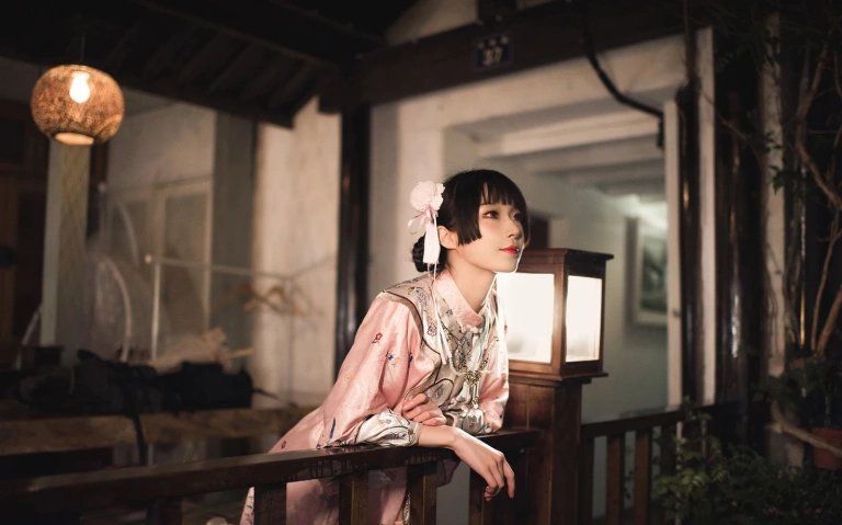 阿包也是兔娘《国潮少女》主题写真：15张全套美图