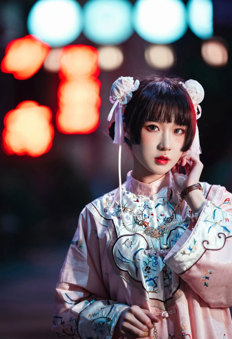 阿包也是兔娘《国潮少女》主题写真：15张全套美图