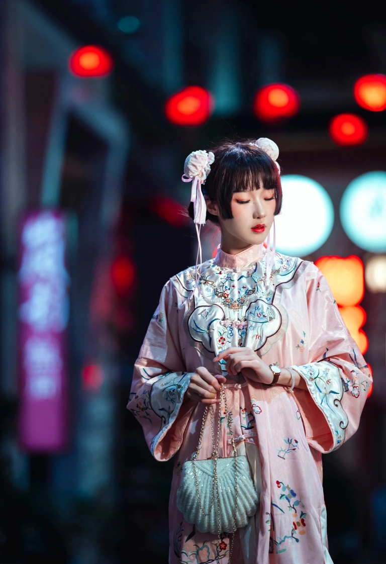 阿包也是兔娘《国潮少女》主题写真：15张全套美图