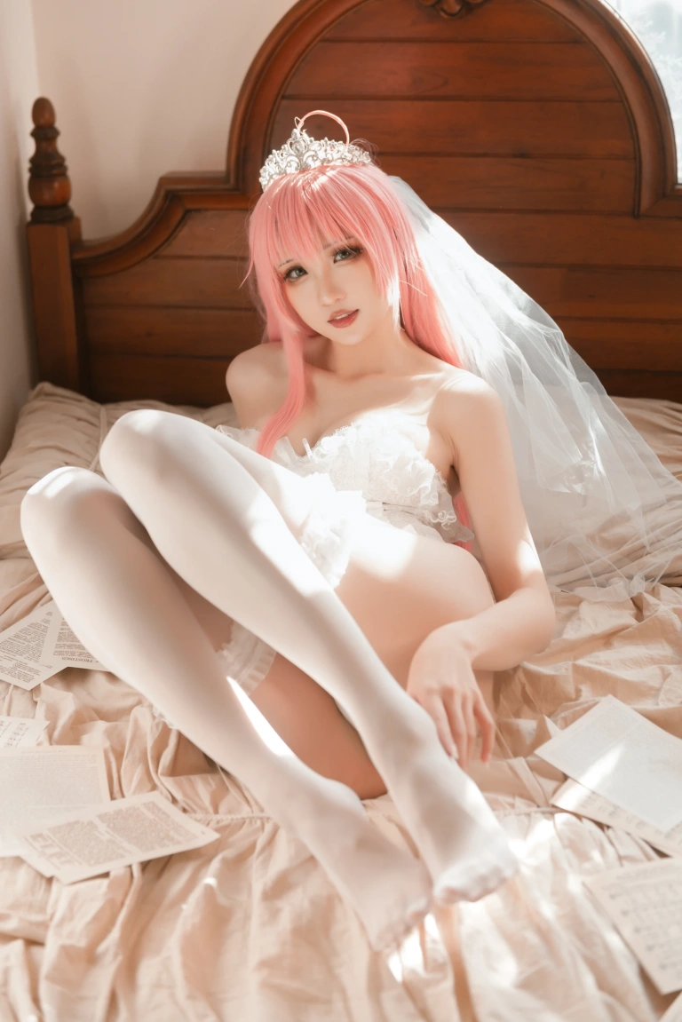 瓦斯塔亚小龙虾《花嫁》主题写真：16张全套美图