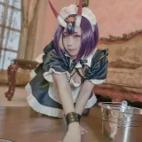 贞子蜜桃《酒吞童子 女仆》主题写真：20张全套美图