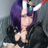 贞子蜜桃《酒吞童子 女仆》主题写真：20张全套美图