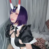 贞子蜜桃《酒吞童子 女仆》主题写真：20张全套美图