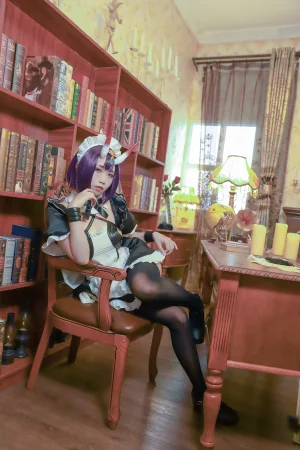 贞子蜜桃《酒吞童子 女仆》主题写真：20张全套美图