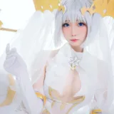 焖焖碳《鸢一折纸灵衣》主题写真：20张全套美图