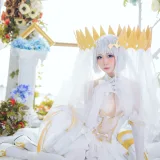焖焖碳《鸢一折纸灵衣》主题写真：20张全套美图