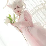 小仓千代《透明女仆粉色》主题写真：24张全套美图