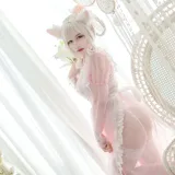 小仓千代《透明女仆粉色》主题写真：24张全套美图