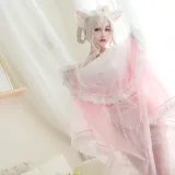 小仓千代《透明女仆粉色》主题写真：24张全套美图