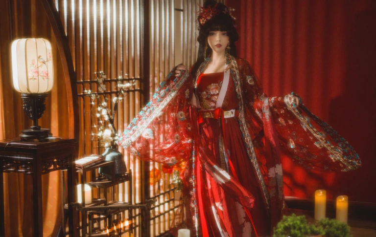 凛子酱《抚绸衣庄》主题写真：26张全套美图