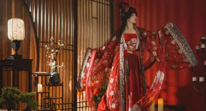 凛子酱《抚绸衣庄》主题写真：26张全套美图