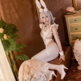 杏仁曲奇《碧蓝航线 恶毒白兔》主题写真：40张全套美图