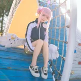矢量鱼《蔚蓝档案 圣园未花体操服》主题写真：41张全套美图
