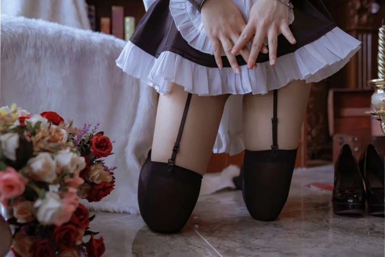 日奈娇(椎名莜)《酒吞女仆》主题写真：41张全套美图