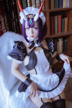 日奈娇(椎名莜)《酒吞女仆》主题写真：41张全套美图