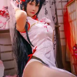 可可老师《爱宕高雄旗袍双人》主题写真：46张全套美图