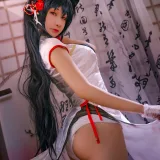 可可老师《爱宕高雄旗袍双人》主题写真：46张全套美图