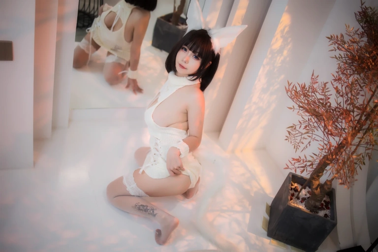 末夜《禁忌之恋 猫娘》主题写真：56张全套美图