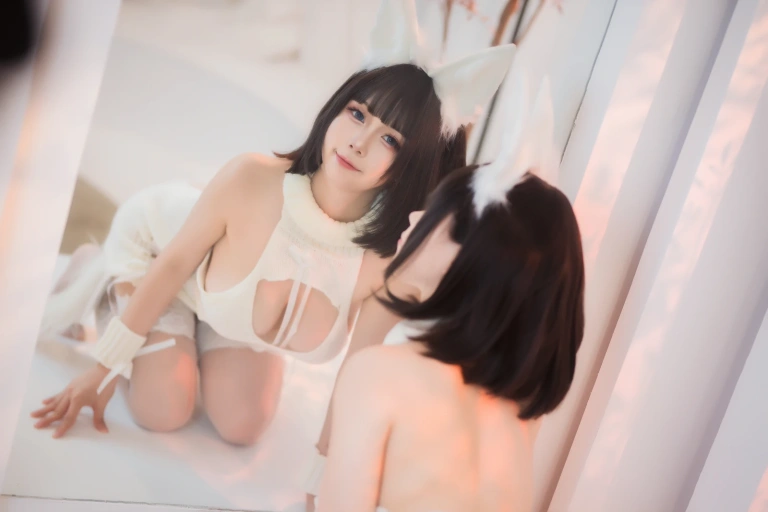末夜《禁忌之恋 猫娘》主题写真：56张全套美图