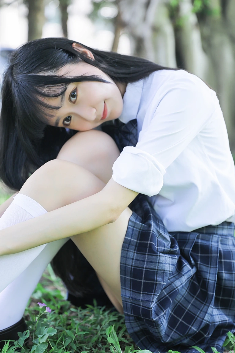 木棉棉《上体育课啦》主题写真：59张全套美图