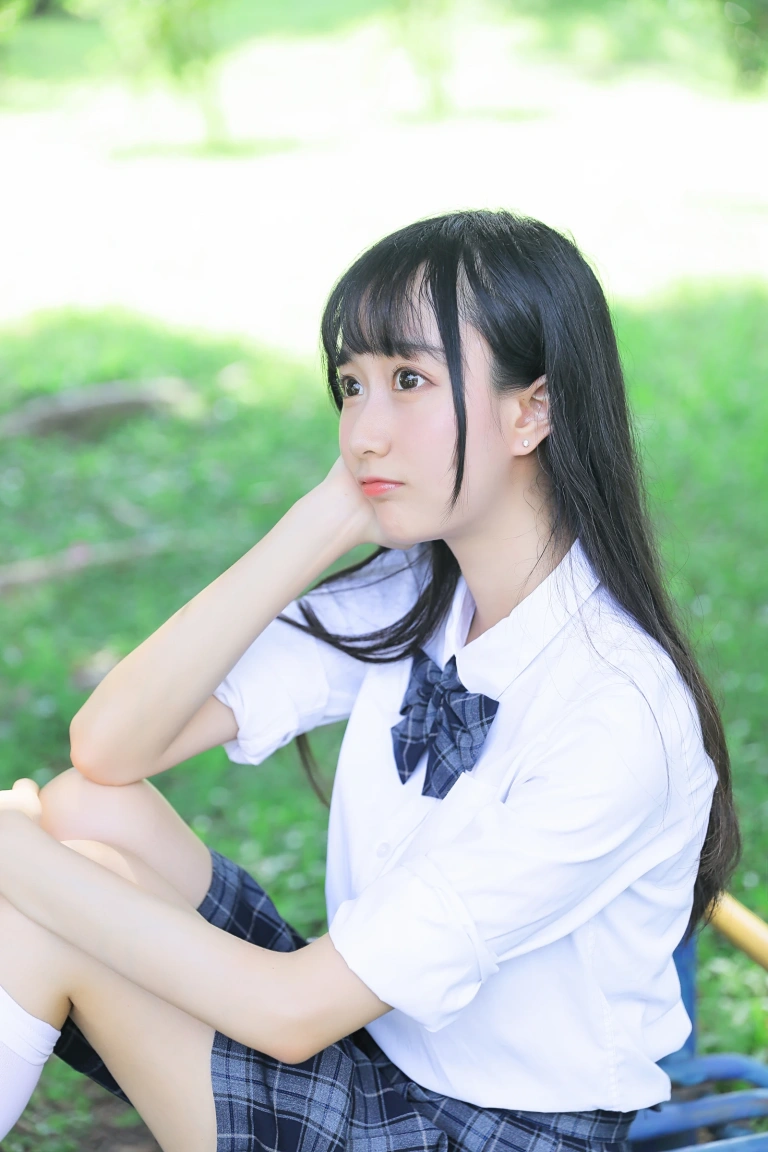 木棉棉《上体育课啦》主题写真：59张全套美图