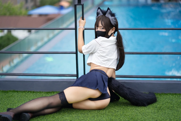 三水子《生徒会长》主题写真：62张全套美图