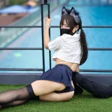 三水子《生徒会长》主题写真：62张全套美图