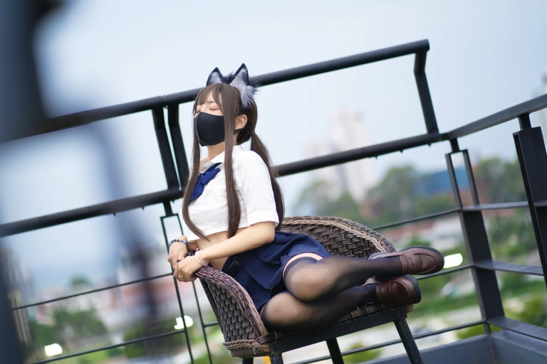 三水子《生徒会长》主题写真：62张全套美图