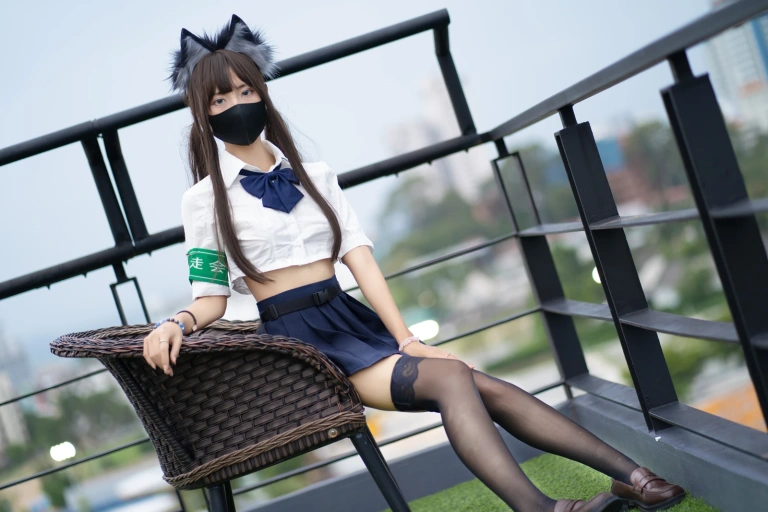 三水子《生徒会长》主题写真：62张全套美图