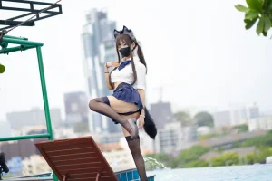 三水子《生徒会长》主题写真：62张全套美图