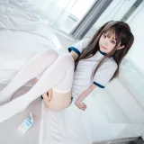 神沢永莉《半双马尾体操服大腿袜》主题写真：68张全套美图