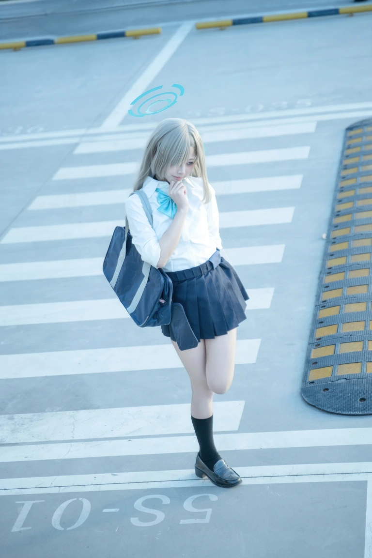 清水凪《一之濑明日奈 JK》主题写真：50张全套美图