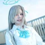 清水凪《一之濑明日奈 JK》主题写真：50张全套美图