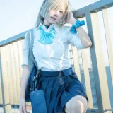 清水凪《一之濑明日奈 JK》主题写真：50张全套美图