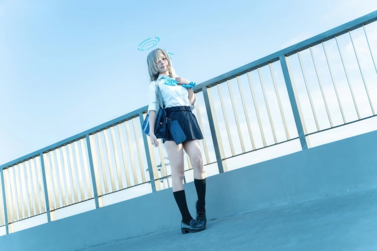 清水凪《一之濑明日奈 JK》主题写真：50张全套美图