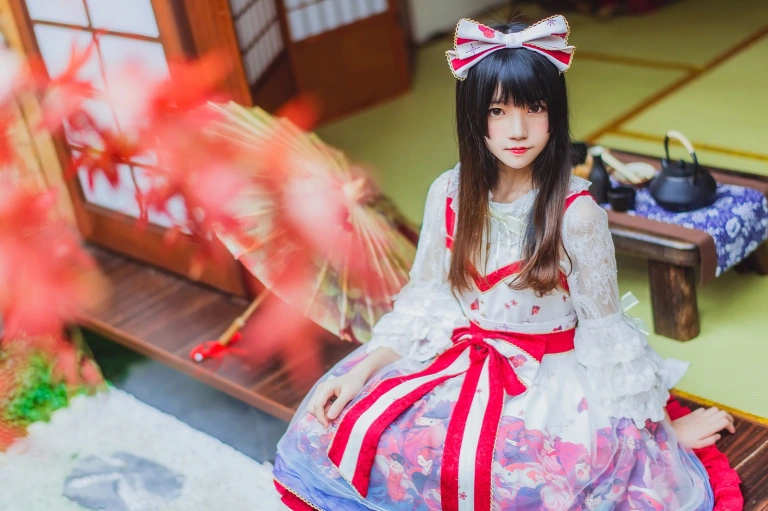 桜桃喵《和风lolita》主题写真：22张全套美图