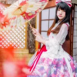 桜桃喵《和风lolita》主题写真：22张全套美图