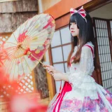桜桃喵《和风lolita》主题写真：22张全套美图