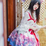 桜桃喵《和风lolita》主题写真：22张全套美图