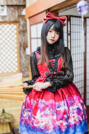 桜桃喵《和风lolita》主题写真：22张全套美图