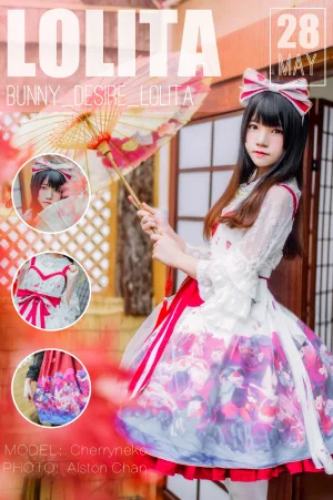 桜桃喵《和风lolita》主题写真：22张全套美图