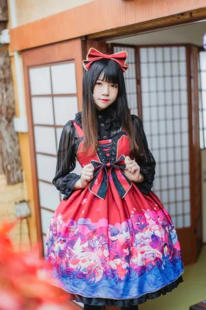 桜桃喵《和风lolita》主题写真：22张全套美图
