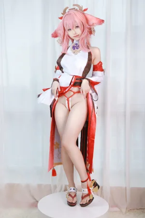 朝霧愛《Yae Miko 八重神子》主题写真：35张全套美图
