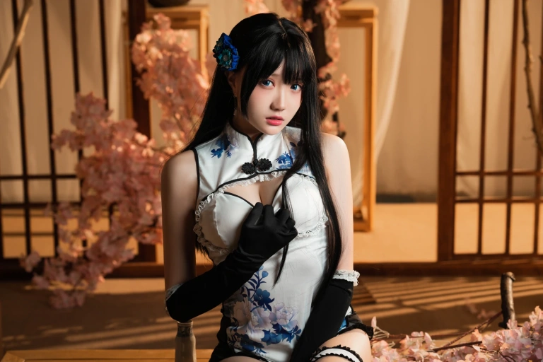 瓜希酱《瓶儿》主题写真：12张全套美图